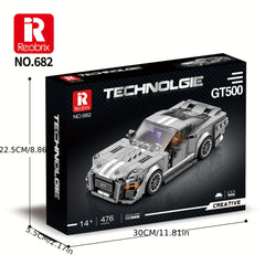 Reobrix Sports Car Model Collection Building Block Toy For Kids