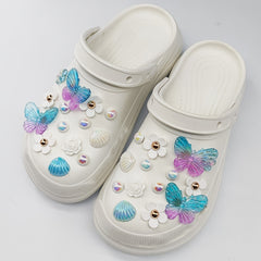 28pcs Colorful Butterfly Set for Clog Sandals DIY Accessories