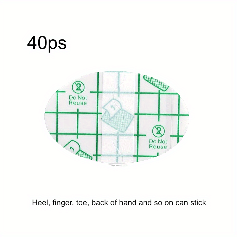 40pcs Waterproof Foot Sticker For High Heeled Shoes
