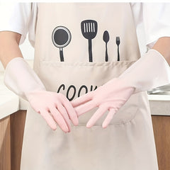 Stylish Gradient Latex Gloves for Home Cleaning