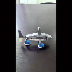 Funny Shark Model Building Blocks Toy Cartoon Birthday Gift Desktop Decoration