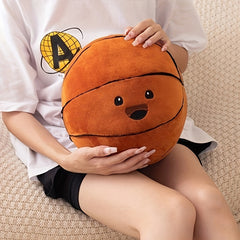 Football Plush Stuffed Ball Pillow Soft Plush Ball Durable Gift