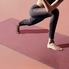 TPE Yoga Mat Non Slip Double Sided Fitness Mat For Plank Support