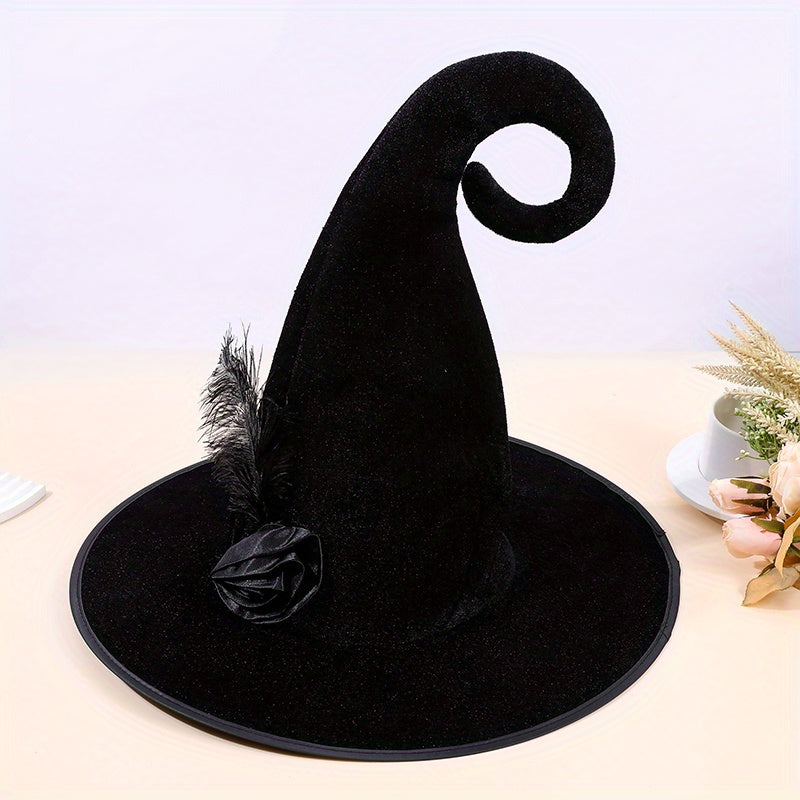 Velvet Magician Hat Halloween Prom Party Decor