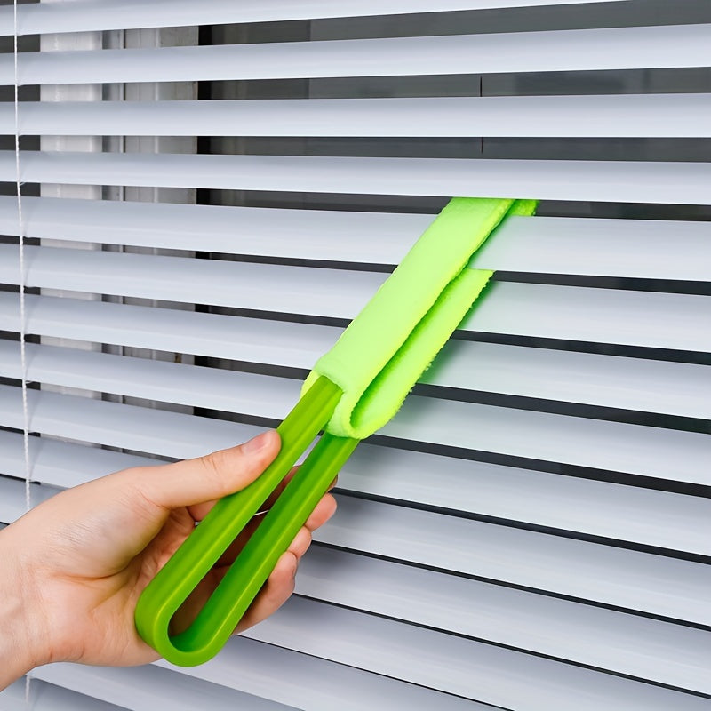Car AC Outlet Cleaning Brush Venetian Blind Dust Removal Brush