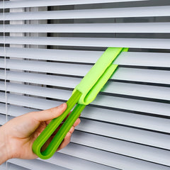 Car AC Outlet Cleaning Brush Venetian Blind Dust Removal Brush