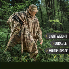 Camouflage Waterproof Raincoat for Outdoor Cycling and Mountaineering