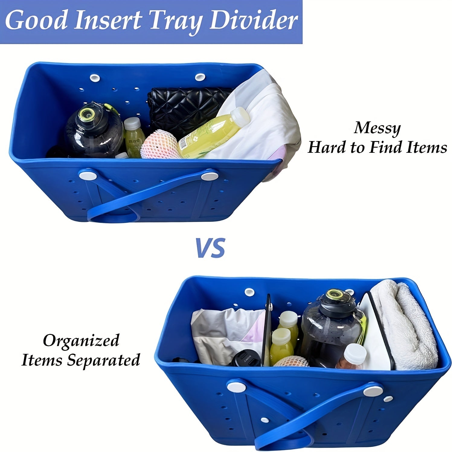 Portable Durable Beach Bag Divider Plastic Beach Bag Accessories Detachable