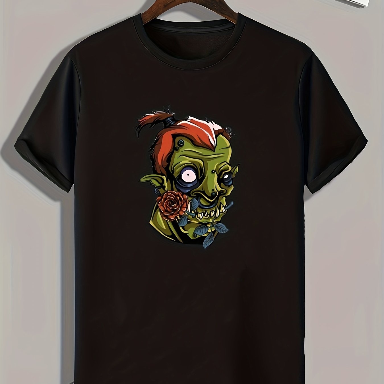 Cartoon Print Men's Graphic T shirt Casual Comfy Tees For Summer