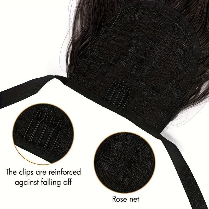 Long Wavy Drawstring Ponytail Extensions