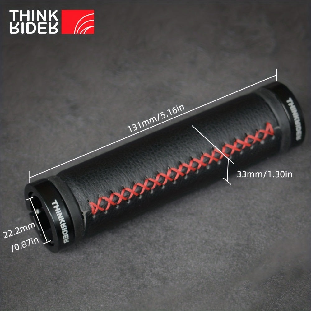 ThinkRIder Fiber Leather Handlebar Grips for City Bikes & Scooters