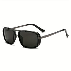 Men's Retro Steampunk Sunglasses Polarized UV400 Protective