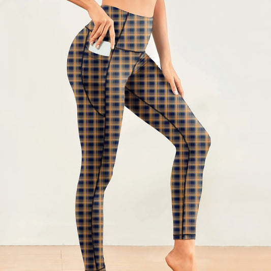 High Waist Yoga Pants Slim Fit With Pocket