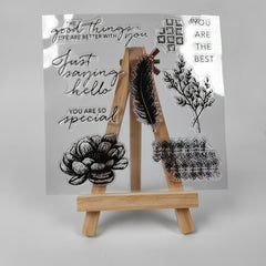 Flowers Metal Cutting Dies or Stamps Set for Greeting Card Scrapbooking Craft