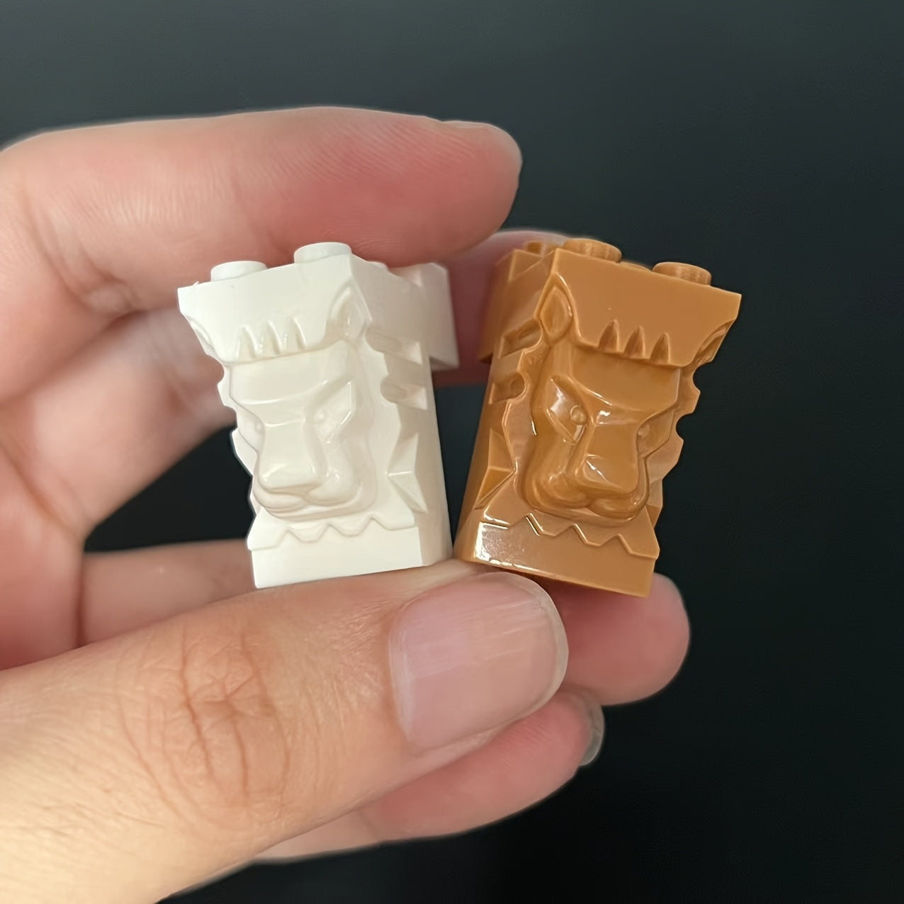 2pcs Animal Statue Decoration Building Blocks Toy