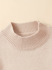 Cozy Knit Baby Sweater Long Sleeve Pullover Top