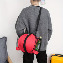 Outdoor Sports Double Side Pocket Shoulder Bag Portable Storage Bag