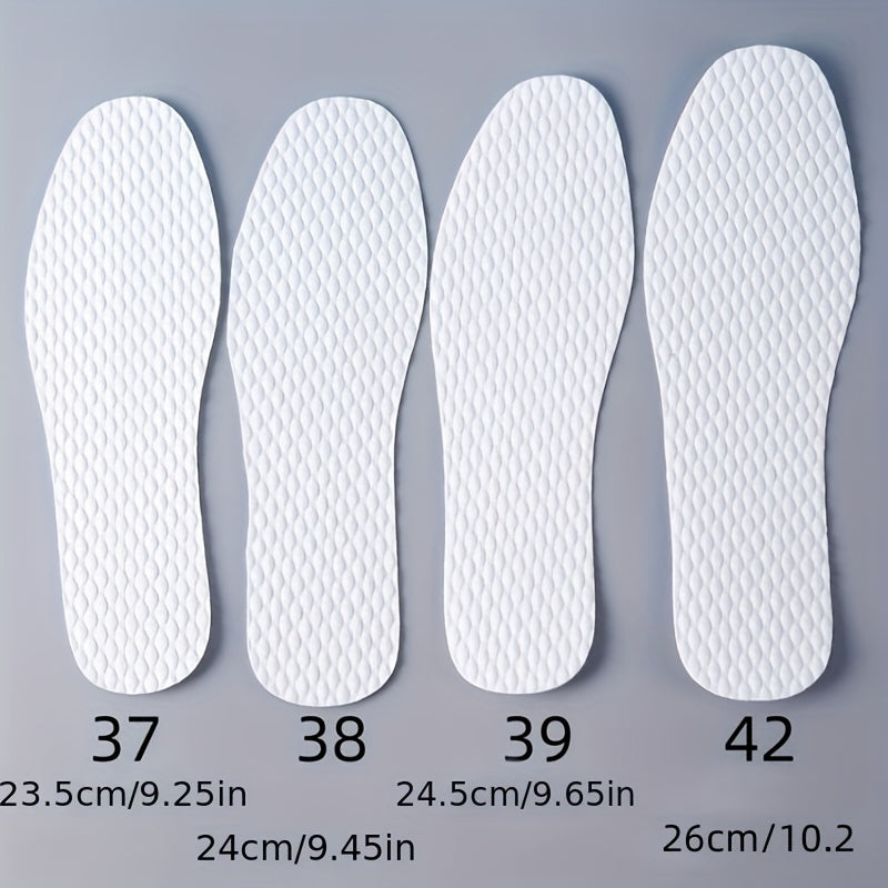 10 Pairs Disposable Wood Pulp Insoles for Men