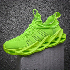 Men's Breathable Blade Sneakers Lace up Running Shoes