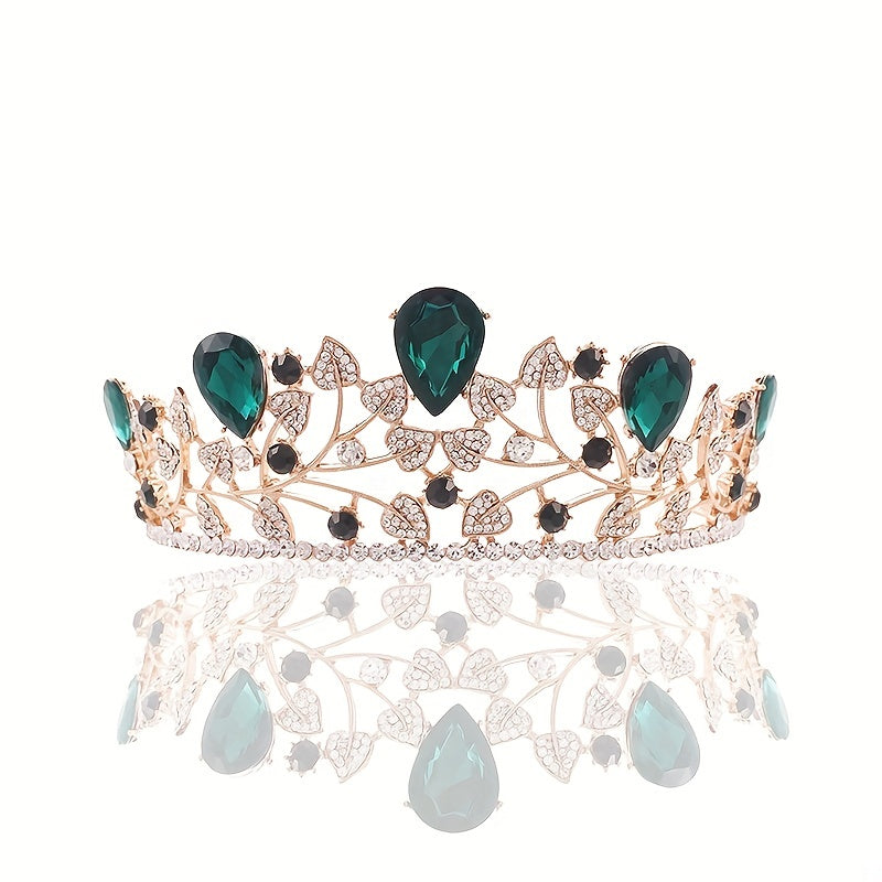 Crystal Rhinestone Crown Tiara Wedding Hair Accessories