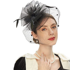 Fascinators Hat Women Tea Party Headband Kentucky Derby Wedding Cocktail Flower
