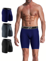 HOPLYNN 3 Packs Men's Stretch Running Shorts Underpants