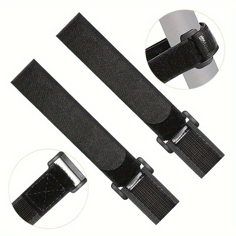 2PCS Bike Frame Stabilizer Strap Anti skid Adjustable Belt Cycling Accessories