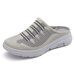 Mesh Breathable Slip on Shoes Contrast Soft Slippers Women's Footwear