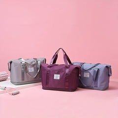 Large Capacity Handheld Fitness Bag Waterproof Foldable Scratch Resistant