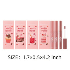 Matte Lip Glaze Long Lasting Non Fading Non Stick Cup Perfect Makeup
