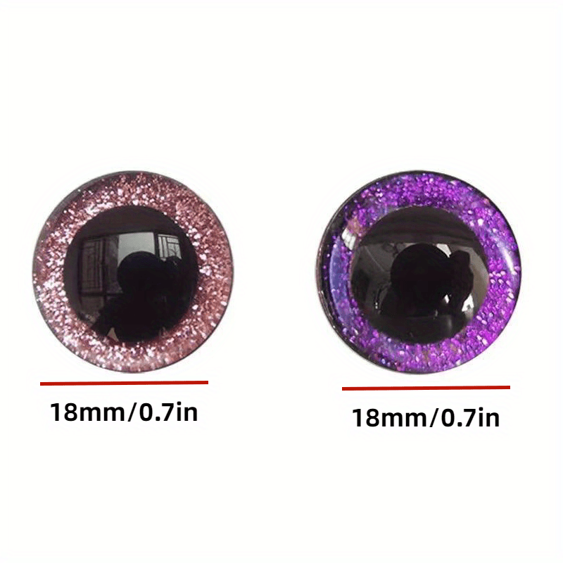 12mm 35mm Mixed Doll Eyes Plastic Safety Eyes DIY Doll Accessories