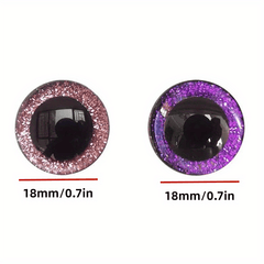 12mm 35mm Mixed Doll Eyes Plastic Safety Eyes DIY Doll Accessories