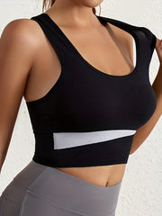 Sports Bra Workout Breathable Running Yoga Bra Women's Activewear
