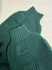 Solid Jacquard Long Sleeve Open Front Cardigan