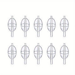 10pcs Fishing Slip Cast Spin Floats Fly Fishing Floats Clear Bobbers