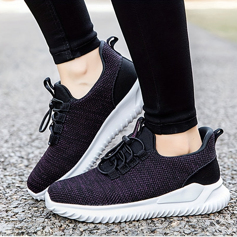 Women's Outdoor Running Shoes Non-slip Lace-Up Sneakers