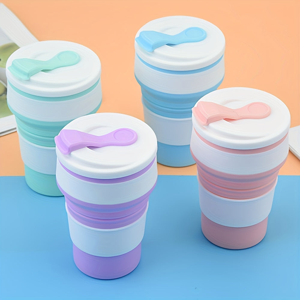 Portable Silicone Coffee Cup for Outdoor Camping and Picnic