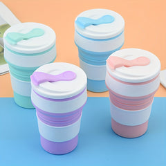 Portable Silicone Coffee Cup for Outdoor Camping and Picnic