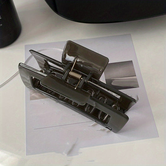 Dark Gray Hair Claw Clips Strong Hold Thick Hair Accessories