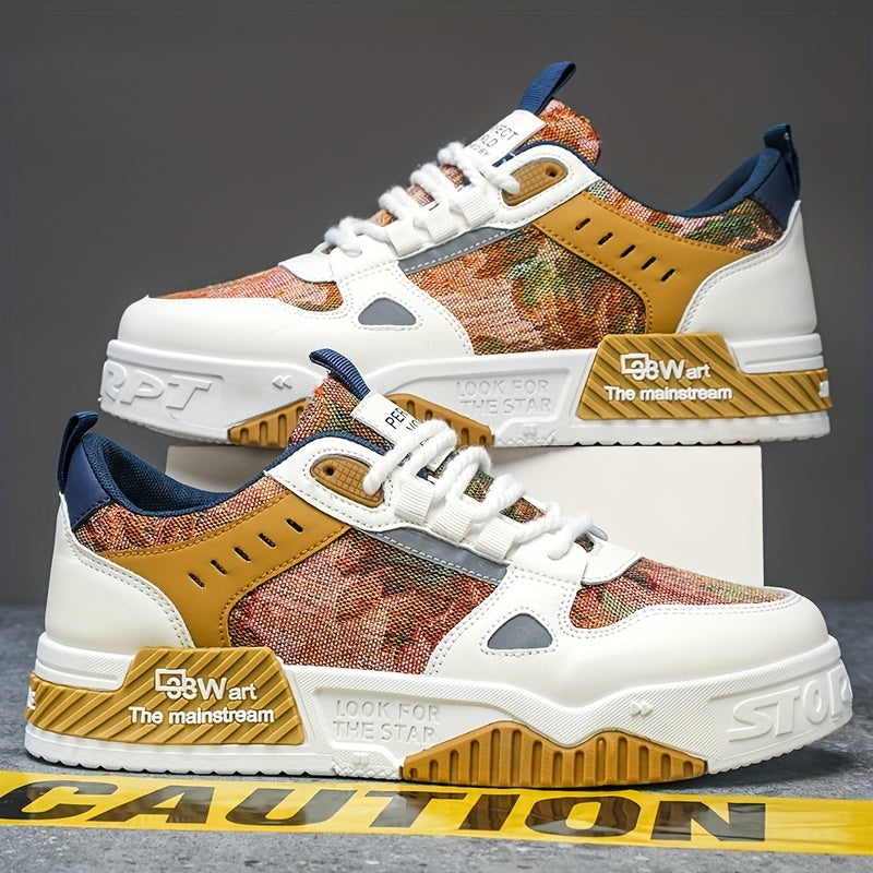 Men's High-Traction Skate Shoes Breathable Sneakers
