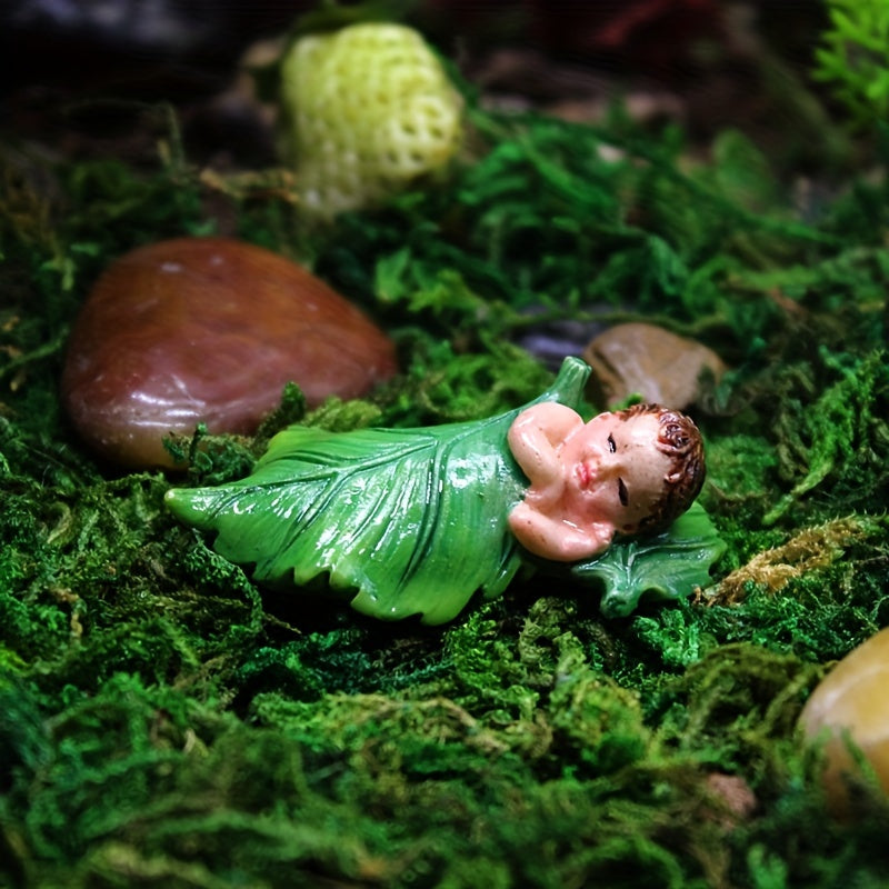 Flower Fairy Statue Micro landscape Ornaments Resin Succulent Plant Decor