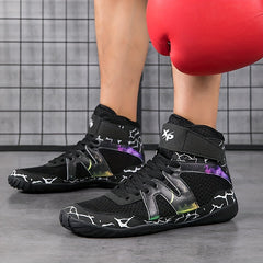 Men's Wrestling Shoes Non Slip Boxing Sneakers For Outdoor Activities