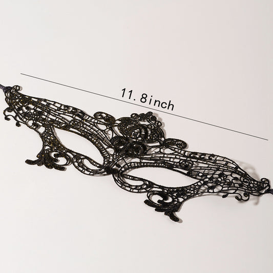 Lace Glitter Charm Prom Christmas Party Mask Venetian Eye Mask