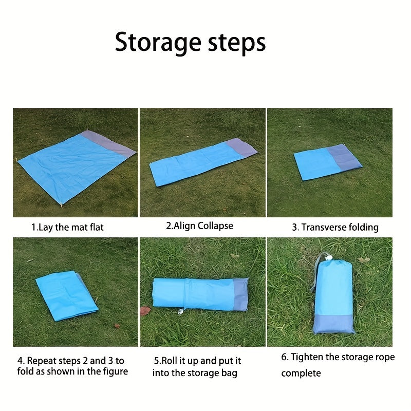 Multifunctional Waterproof Pocket Mat For Beach Picnic