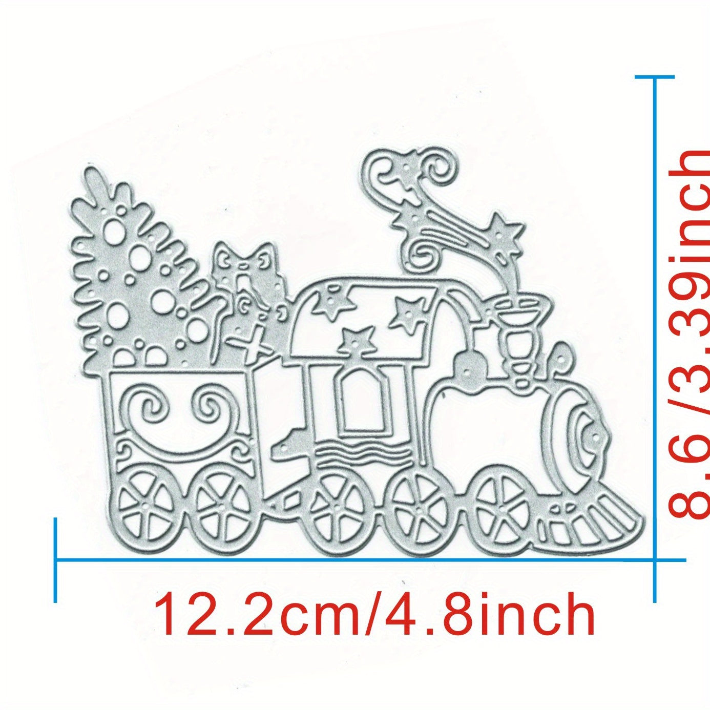 1pc Christmas Train Metal Cutting Dies Stencil for DIY Scrapbooking