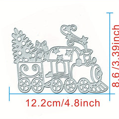 1pc Christmas Train Metal Cutting Dies Stencil for DIY Scrapbooking