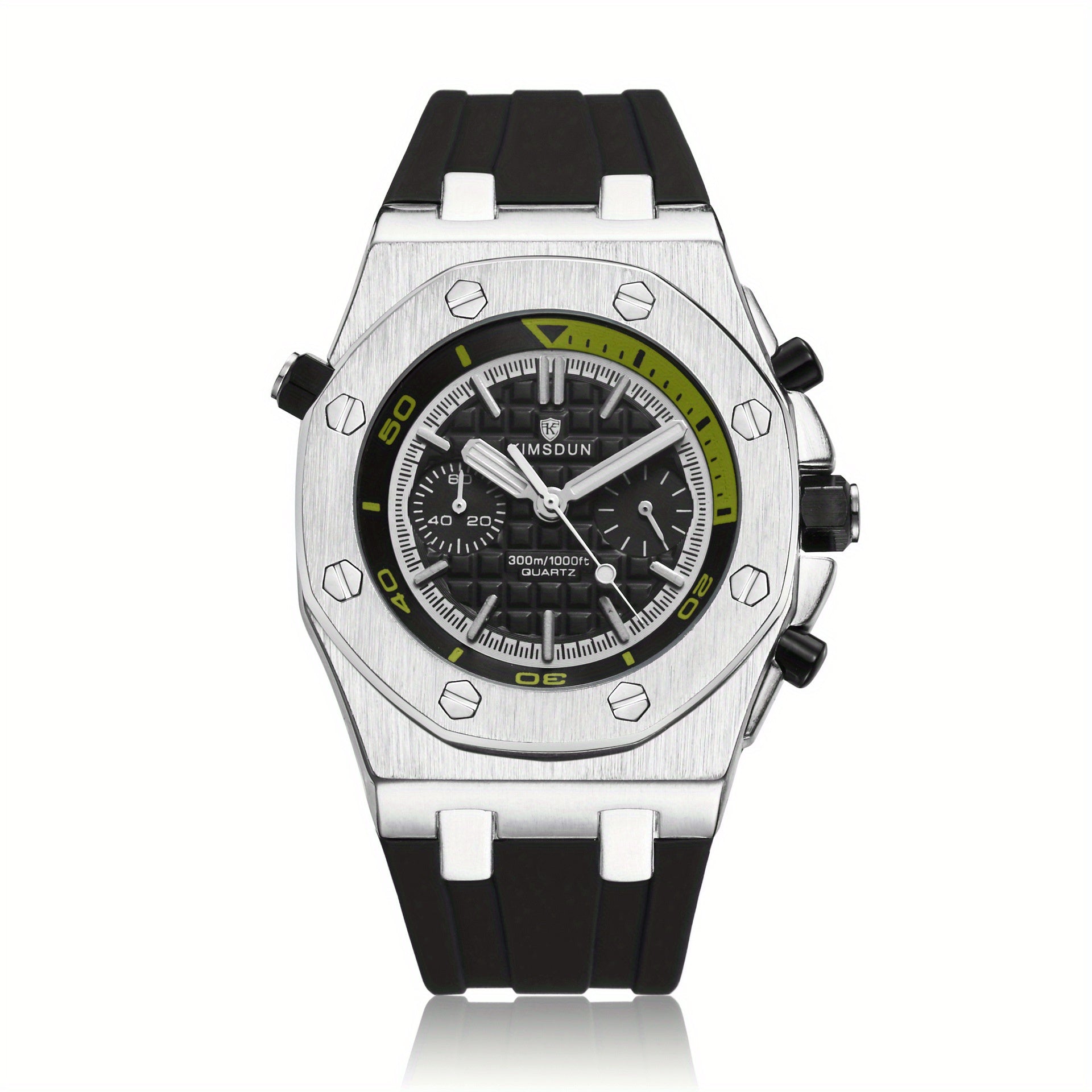 Men's Sports Quartz Watch Alloy Round Wrist Accessory