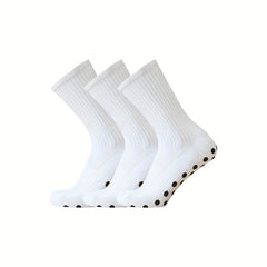 Non slip Hexagonal Silicone Football Socks for Men and Women