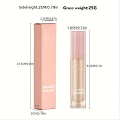 Glittery Liquid Highlight for Face and Body, Waterproof Sparkling Effect