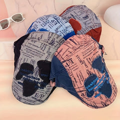 Casual Summer British Beret With Block Letter